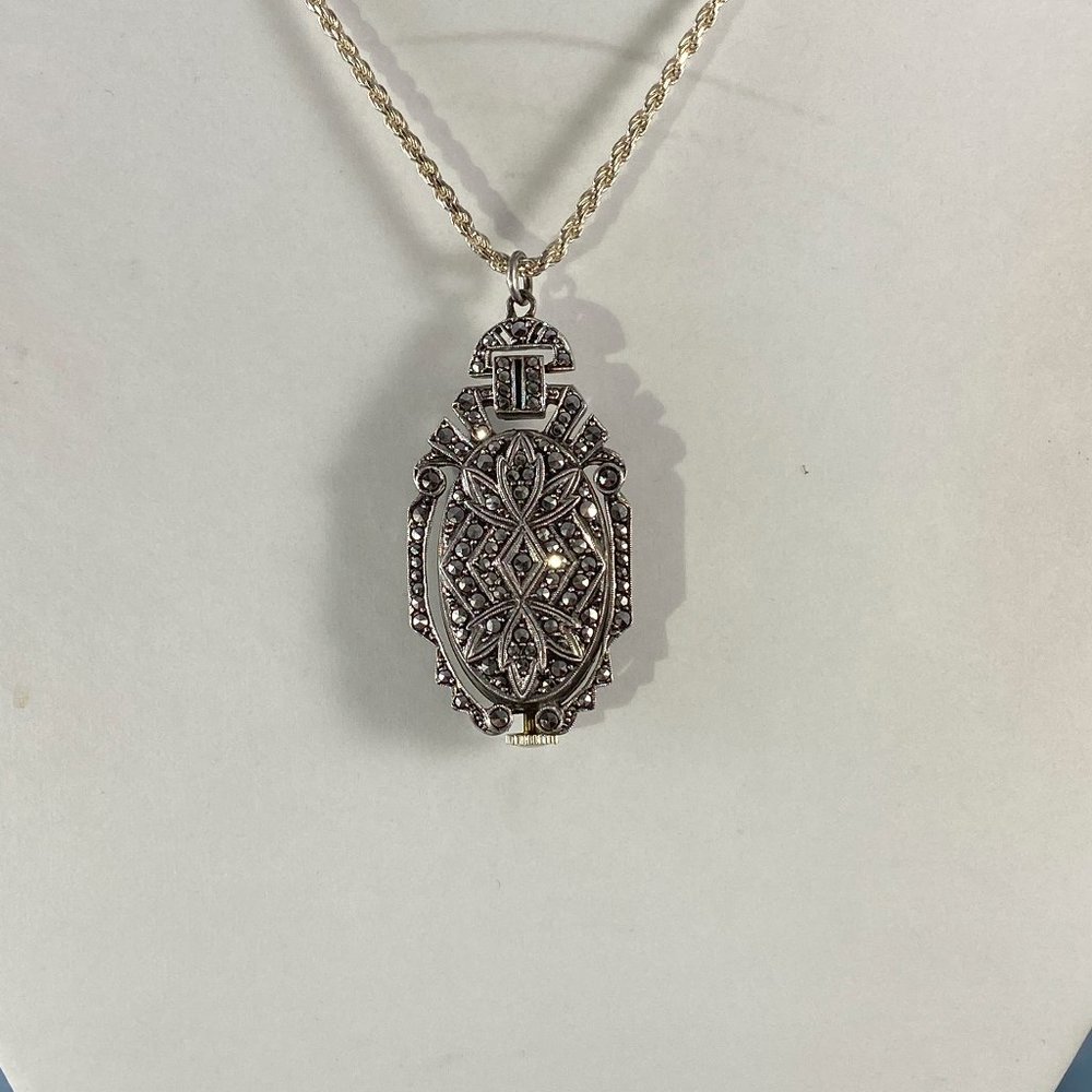 Fabulous Antique 1920’s Bucherer Ladies Pendant Brooch and Watch - Picture 4 of 10